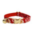 AnyWags Cat Collar Floral Red Large with Safety Buckle, Bell, and Durable Strap Stylish and Comfortable Pet Accessory-Cat Supplies-PEROZ Accessories