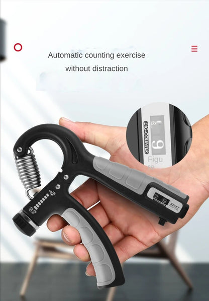 Anyfit Hand Grip Gray 5-60 Kg Adjustable Heavy Gripper Fitness Hand Exerciser Fatgrip-Exercise &amp; Fitness-PEROZ Accessories