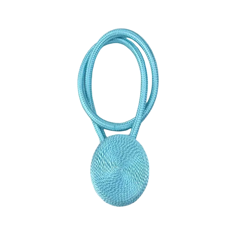 Anyhouz Curtain Tie Sky Blue Magnetic Curtain Tieback Home Decorative Curtains Buckle Rope Strap Magnet Cilp-Curtain Tie-PEROZ Accessories
