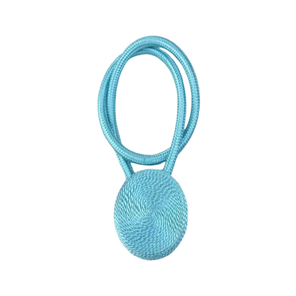 Anyhouz Curtain Tie Sky Blue Magnetic Curtain Tieback Home Decorative Curtains Buckle Rope Strap Magnet Cilp-Curtain Tie-PEROZ Accessories
