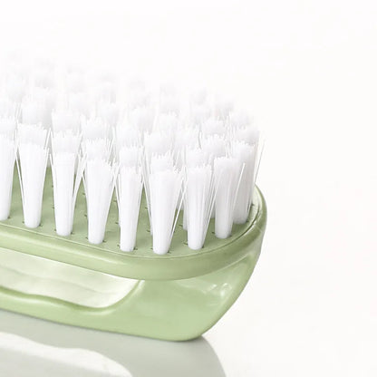 Anyhouz Laundry Brush Green Long Multi-Functional Cleaning Washing Flexible Scrub for Bathroom or Kitchen-Bathroom and Toilet Accessories-PEROZ Accessories