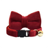 AnyWags Cat Collar Burgandy Bow Small with Safety Buckle, Bell, and Durable Strap Stylish and Comfortable Pet Accessor-Cat Supplies-PEROZ Accessories