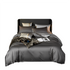 Anyhouz Duvet Comforter Set UK King Deep Grey/ Light Grey Egyptian Cotton Thick Blanket Bedspread 6 Pcs Bed Set-Comforter-PEROZ Accessories