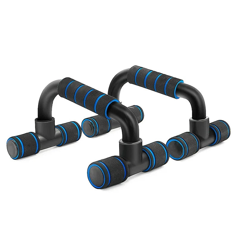 Anyfit Hand Grip Blue 2 Pcs Abs Push Up Bar Body Training Tool Push-Ups Stand Bars Exercise Sponge Holder Trainer-Exercise &amp; Fitness-PEROZ Accessories