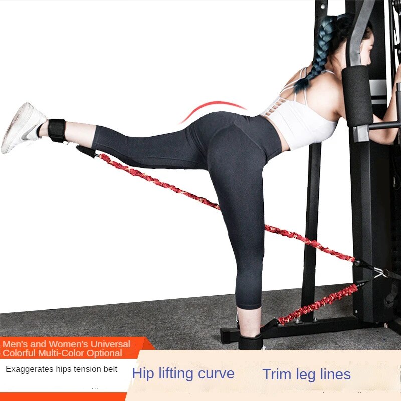 Anyfit Resistance Band Red Booty Training Ankle Kickback Strap Set Leg Hip Power Workout Pull Rope Gym-Exercise &amp; Fitness-PEROZ Accessories