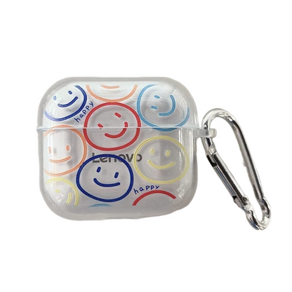 Anymob Earphone Case Colored Smiles For Lenovo XT95 Pro TWS Headphone Case Protective Charging Box-Earphone Case-PEROZ Accessories