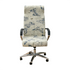 Anyhouz Office Chair Cover White Blue Butterfly Design Large Non-Slip Rotating Seat Case Universal Armrest Chair Protector-Chair Cover-PEROZ Accessories