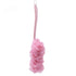 Anyhouz Long Handle Back Exfoliating Scrubber Sponge Pink Soft Mesh Exfoliating Bath Bubble Hanging Back Body Bath Shower-Bathroom and Toilet Accessories-PEROZ Accessories