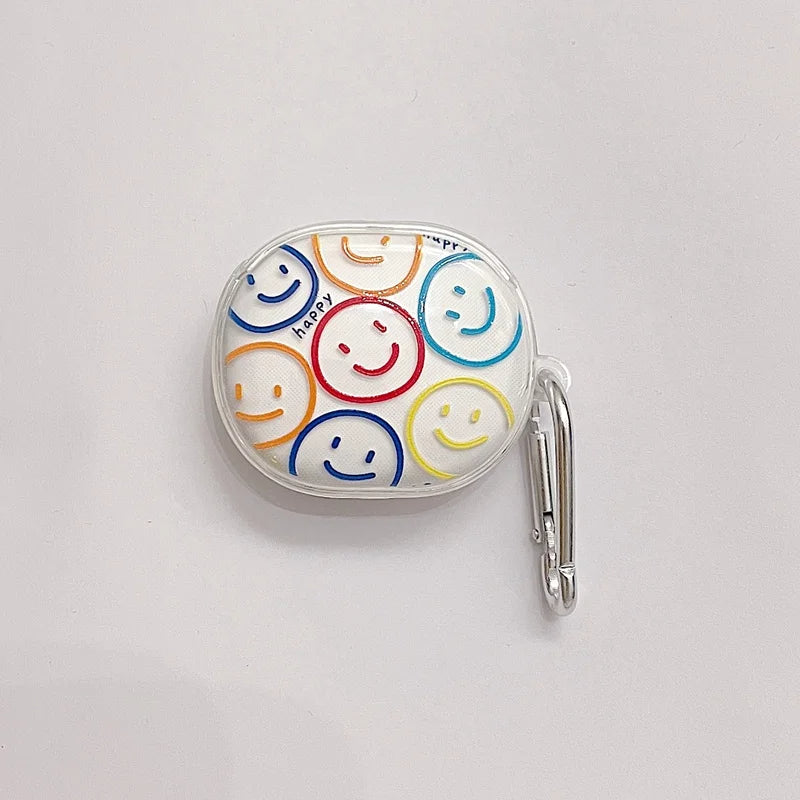 Anymob Earphone Case Colored Smiles For Redmi Buds 4 Soft Protective Earphone Case Charging Box Shell-Earphone Case-PEROZ Accessories