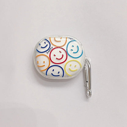 Anymob Earphone Case Colored Smiles For Redmi Buds 4 Soft Protective Earphone Case Charging Box Shell-Earphone Case-PEROZ Accessories