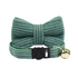 AnyWags Cat Collar Hunter Green Bow Large with Safety Buckle, Bell, and Durable Strap Stylish and Comfortable Pet Accessory-Cat Supplies-PEROZ Accessories