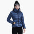 Anychic Womens Padded Puffer Jacket Large Navy Blue Coat With Hood Outdoor Warm Lightweight Outwear With Storage Bag-Coats & Jackets-PEROZ Accessories