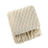 Anyhouz Beige Blanket Faux Cashmere Sofa Cover Nordic Style Knit Plaid Throw Tassels Bedspread Golden Blanket for Spring Summer 127*172cm-Blankets-PEROZ Accessories