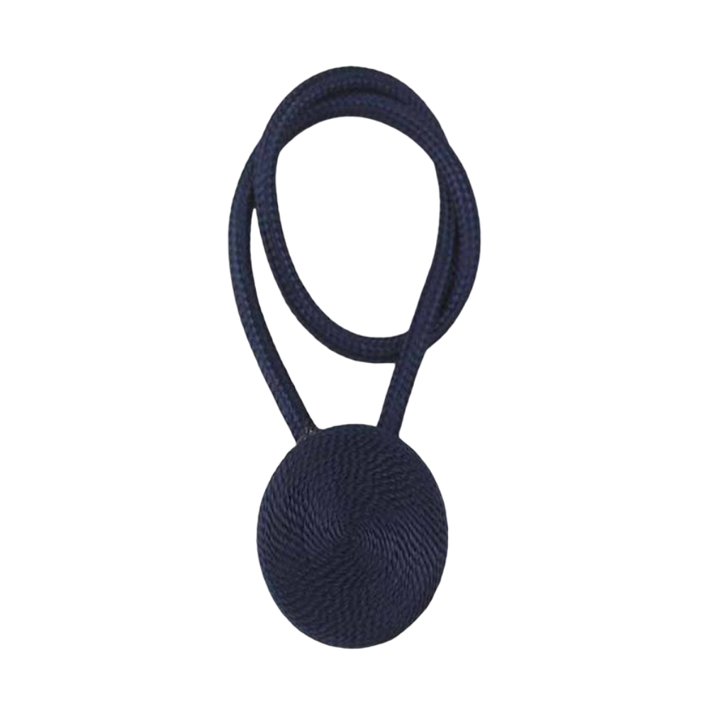 Anyhouz Curtain Tie Dark Blue Magnetic Curtain Tieback Home Decorative Curtains Buckle Rope Strap Magnet Cilp-Curtain Tie-PEROZ Accessories