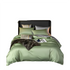 Anyhouz Duvet Comforter Set Twin Green/ Light Grey Egyptian Cotton Thick Blanket Bedspread 4 Pcs Bed Set-Comforter-PEROZ Accessories