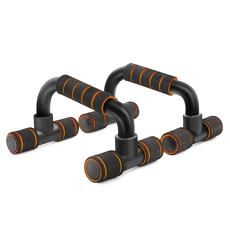 Anyfit Hand Grip Orange 2 Pcs Abs Push Up Bar Body Training Tool Push-Ups Stand Bars Exercise Sponge Holder Trainer-Exercise &amp; Fitness-PEROZ Accessories