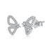 Anyco Earrings Silver Zirconia Gold Plated Butterfly Stud Earring Set Hoop Earing Jewelry Women 925 Pure For women-Earrings-PEROZ Accessories