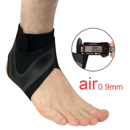 Anyfit Resistance Band Black 1Pc Left Large Sport Ankle Support Brace Elastic High Protect Guard Safety Running Basketball Wrap Bandage-Exercise &amp; Fitness-PEROZ Accessories