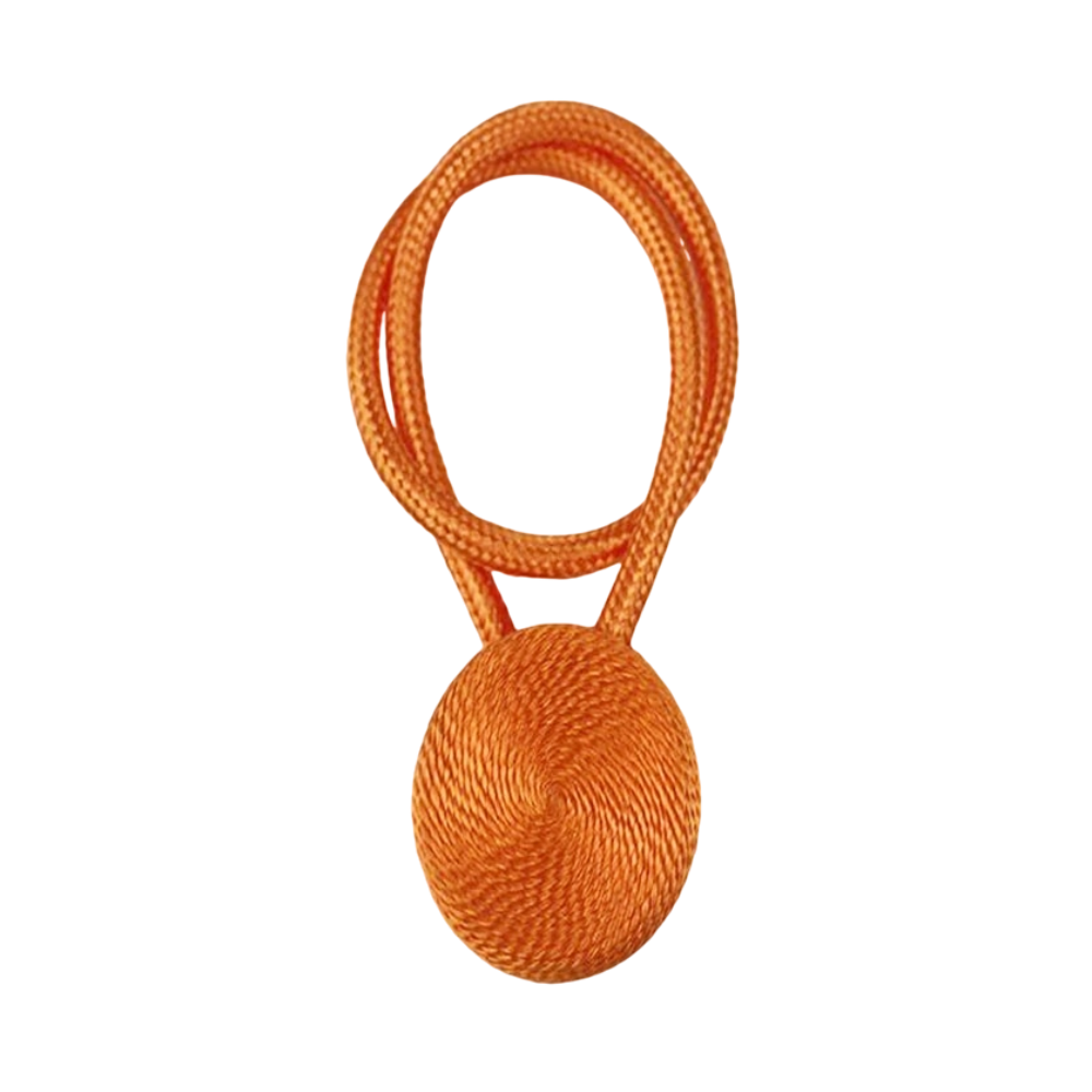 Anyhouz Curtain Tie Orange Magnetic Curtain Tieback Home Decorative Curtains Buckle Rope Strap Magnet Cilp-Curtain Tie-PEROZ Accessories