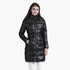 Anychic Womens Padded Puffer Jacket Medium Black Hooded Long Thick Puffer Jackets For Women Fashion Coats Casual Waterproof Outerwear-Coats & Jackets-PEROZ Accessories