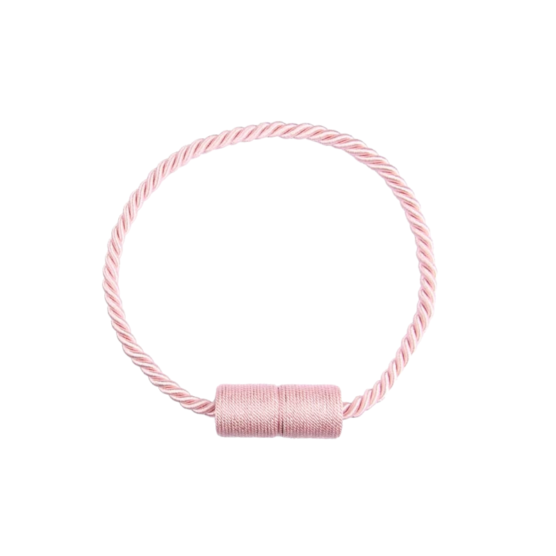 Anyhouz Curtain Tie Pink Magnetic Curtain Tieback Room Accessories Cylinder Hanging Ball Curtain Decoration-Curtain Tie-PEROZ Accessories