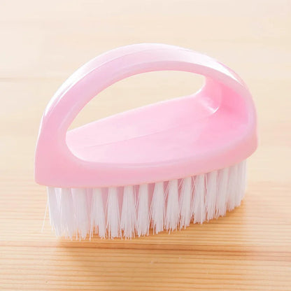 Anyhouz Laundry Brush Pink Multi-Functional Cleaning Washing Flexible Scrub for Bathroom or Kitchen-Bathroom and Toilet Accessories-PEROZ Accessories