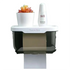 Anyhouz Paper Towel Dispenser Black Wall Mounted Storage Box Phone Rack Portable Toilet Paper Holders Waterproof Shelf Bathroom Organizer-Bathroom and Toilet Accessories-PEROZ Accessories