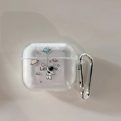 Anymob Earphone Case Floating Astronaut For Lenovo LP40 TWS Headphone Case Protective Charging Box-Earphone Case-PEROZ Accessories