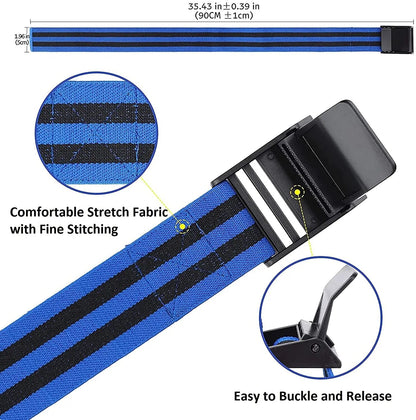Anyfit Resistance Band Red 2 Pcs 5cm Leg Fitness Bands Weight Bodybuilding Arm Leg Wraps Fast Muscle Growth Gym Equipment-Exercise &amp; Fitness-PEROZ Accessories