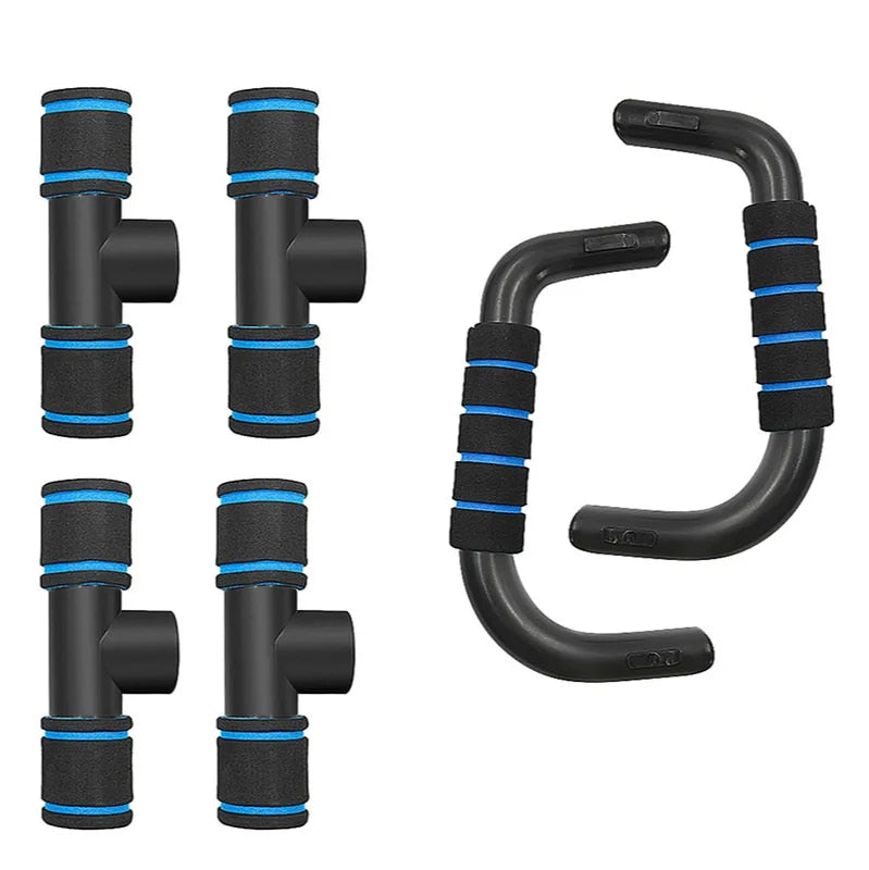 Anyfit Hand Grip Red 2 Pcs Abs Push Up Bar Body Training Tool Push-Ups Stand Bars Exercise Sponge Holder Trainer-Exercise &amp; Fitness-PEROZ Accessories