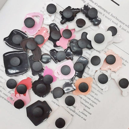 Anykidz 32pcs Random Color Pink Series Shoe Charm Accessories Jeans Clogs Pendants Designer Ornament Jibbitz for Crocs-Shoe Charms-PEROZ Accessories