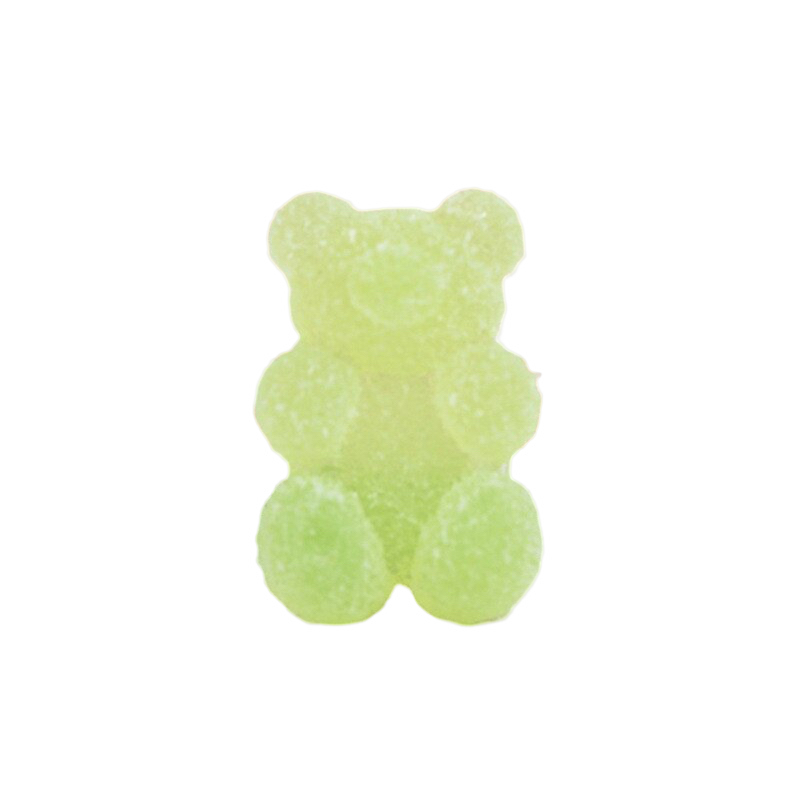 Anykidz 10pcs Solid Green Bear Shoe Charm Accessories Jeans Clogs Pendant Pin Eraser Type Designer Ornament Jibbitz for Crocs-Shoe Charms-PEROZ Accessories