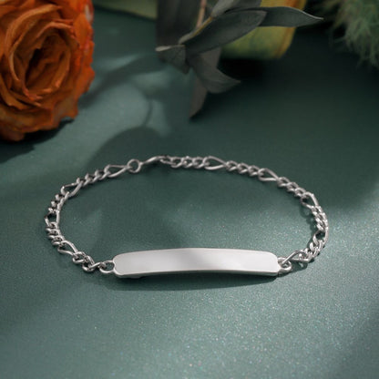 Anyco Bracelet Minimalist Design Daily Wear Accessories 925 Sterling Silver Link Chain Hand Bangles Bracelets For Kid Children Child-Bracelets-PEROZ Accessories