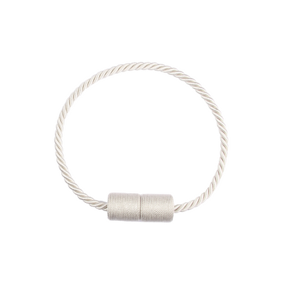 Anyhouz Curtain Tie Beige Magnetic Curtain Tieback Room Accessories Cylinder Hanging Ball Curtain Decoration-Curtain Tie-PEROZ Accessories