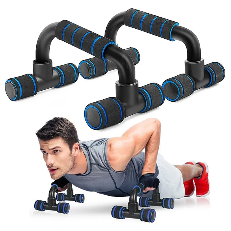 Anyfit Hand Grip Red 2 Pcs Abs Push Up Bar Body Training Tool Push-Ups Stand Bars Exercise Sponge Holder Trainer-Exercise &amp; Fitness-PEROZ Accessories