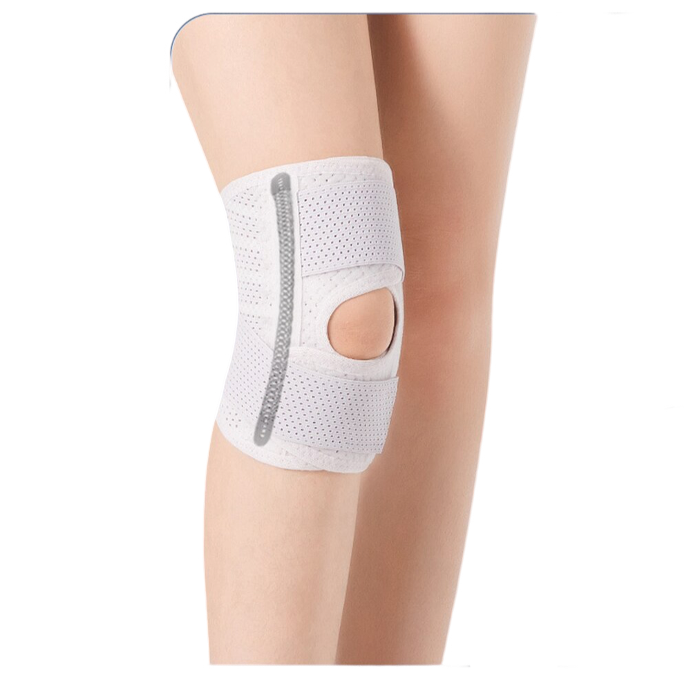 Anyfit 1PC Sports Kneepad 50-59cm Black Elastic Fitness Gear Knee Cushioning Padding Equipment Right Brace Protector-Exercise &amp; Fitness-PEROZ Accessories