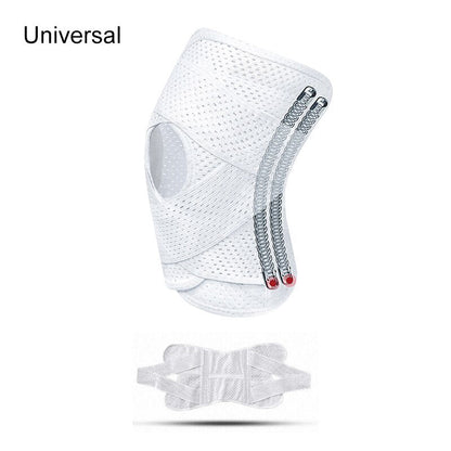 Anyfit 1PC Sports Kneepad 45-53cm White Universal Elastic Fitness Gear Knee Cushioning Padding Equipment Brace Protector-Exercise &amp; Fitness-PEROZ Accessories