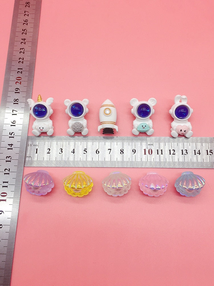Anykidz 24pcs Random Color Summer Theme Shoe Charm Accessories Jeans Clogs Pendants Designer Ornament Jibbitz for Crocs-Shoe Accessories-PEROZ Accessories