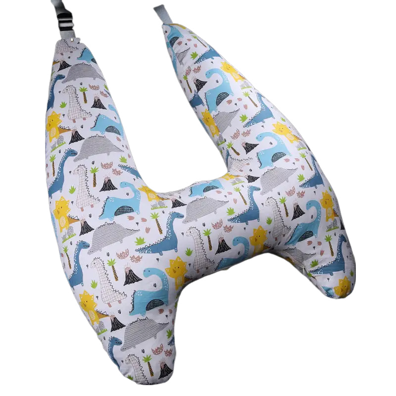 Anypack Car Travel Pillow UShape Dinosaur Zoo Pattern Children Travel Pillow Cushion for Car Seat, Safety Neck Pillow for Kids-Neck Pillow-PEROZ Accessories