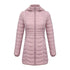 Anychic Womens Padded Puffer Jacket Large Pink Ultralightweight Ultralight Coat With Detachable Hood Lightweight Outwear Clothing-Coats & Jackets-PEROZ Accessories