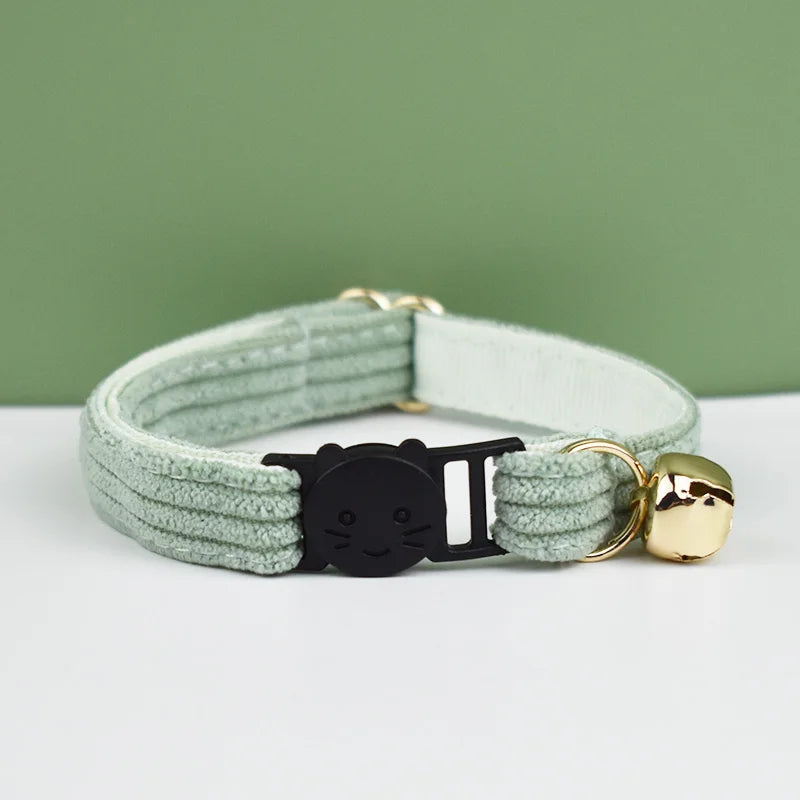 AnyWags Cat Collar Mint Green Small with Safety Buckle, Bell, and Durable Strap Stylish and Comfortable Pet Accessory-Cat Supplies-PEROZ Accessories