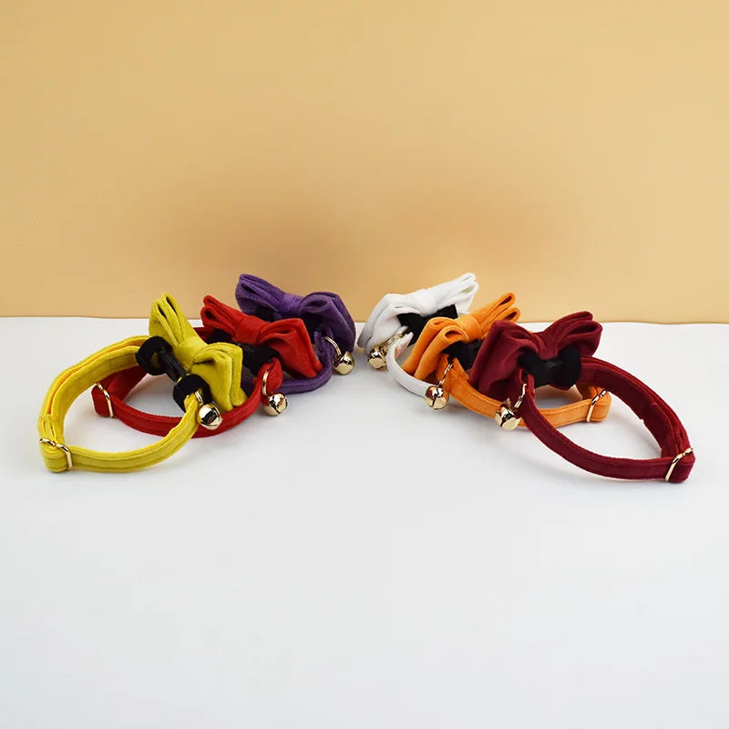 AnyWags Cat Collar Dark Purple Small with Safety Buckle, Bell, and Durable Strap Stylish and Comfortable Pet Accessory-Cat Supplies-PEROZ Accessories