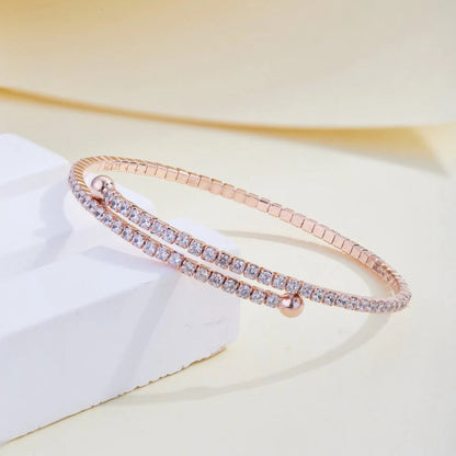 Anyco Bracelet Mujeres Pulseras heart Charm Pink Bracelets Bangles For Women 925 Sterling Silver Bracelet-Bracelets-PEROZ Accessories
