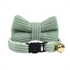 AnyWags Cat Collar Jade Bow Small with Safety Buckle, Bell, and Durable Strap Stylish and Comfortable Pet Accessor-Cat Supplies-PEROZ Accessories