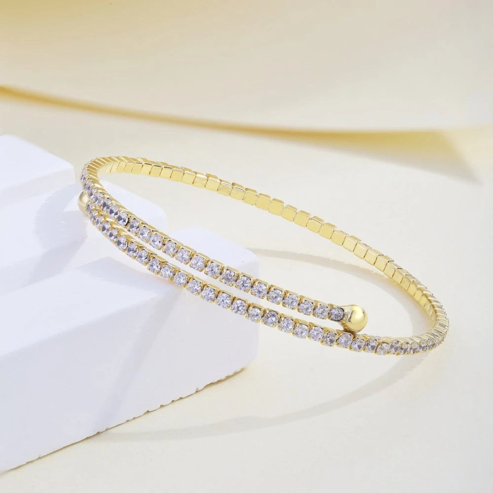 Anyco Bracelet Mujeres Pulseras heart Charm Pink Bracelets Bangles For Women 925 Sterling Silver Bracelet-Bracelets-PEROZ Accessories