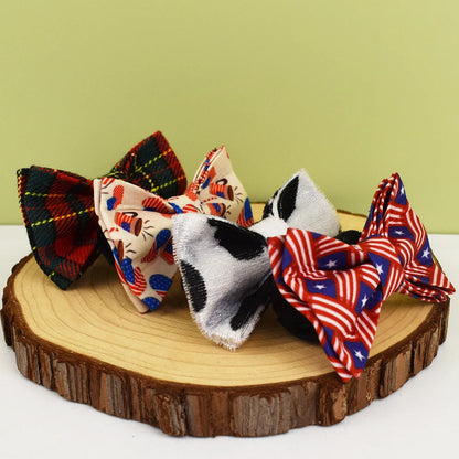 AnyWags Cat Collar Flag Heart Small with Safety Buckle, Bell, and Durable Strap Stylish and Comfortable Pet Accessory-Cat Supplies-PEROZ Accessories