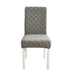 Anyhouz Chair Cover Dark Grey Knitted Design with Anti-Dirt and Elastic Material for Dining Room Kitchen Wedding Hotel Banquet Restaurant-Chair Cover-PEROZ Accessories