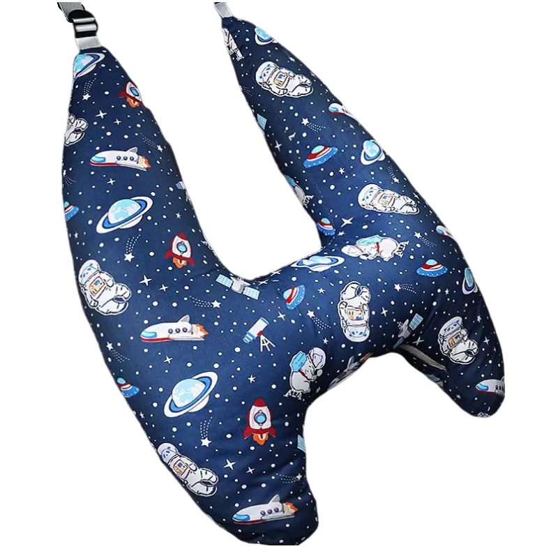 Anypack Car Travel Pillow UShape Space Pattern Children Travel Pillow Cushion for Car Seat, Safety Neck Pillow for Kids-Neck Pillow-PEROZ Accessories