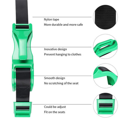 Anypack Pregnant Car Seat Belt Green for Comfort and Safety Maternity Moms Belly Protection-Car Accessories-PEROZ Accessories