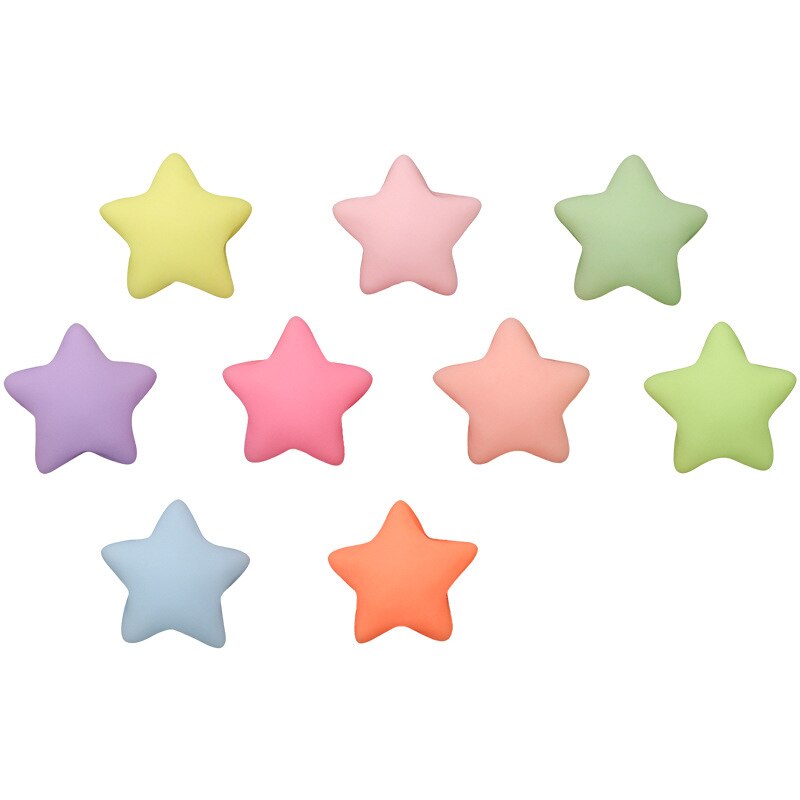Anykidz 9pcs Pentagram Design Shoe Charm Accessories Jeans Clogs Pendant Pin Designer Ornament Jibbitz for Crocs-Shoe Charms-PEROZ Accessories